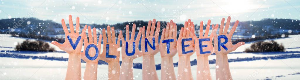 Ehrenamtliches Team der Initiative Bungerloch im Schnee